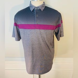 Callaway Soft Touch Color Block Gray/Black  Men Golf shirt(105)